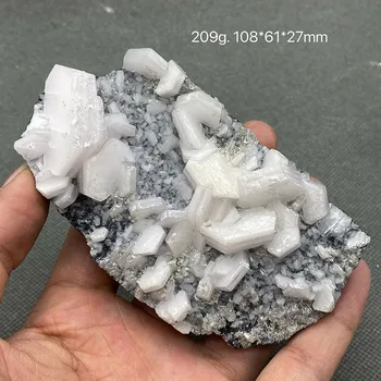 100% naravni flame oblike sendvič kalcita z fluorescence učinek kristalno grobo quartz gemstone vzorec